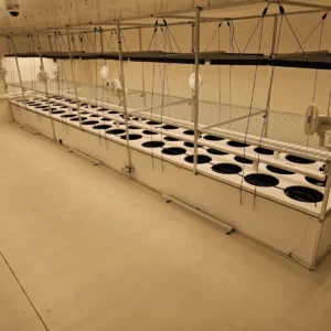 AI-Assisted Commercial Aeroponic & Hydroponic Biosphere